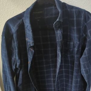 Banana Republic Navy Checkered Shirt